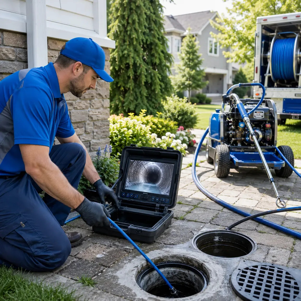 Outdoor drain cleaning professionals serving Gibsonville, NC